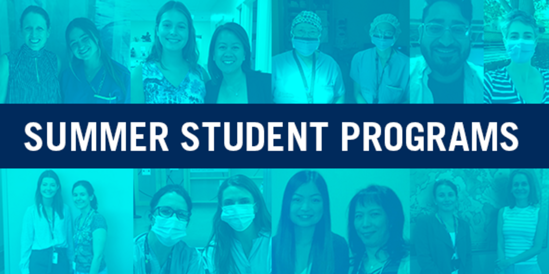 Banner for summer student programs