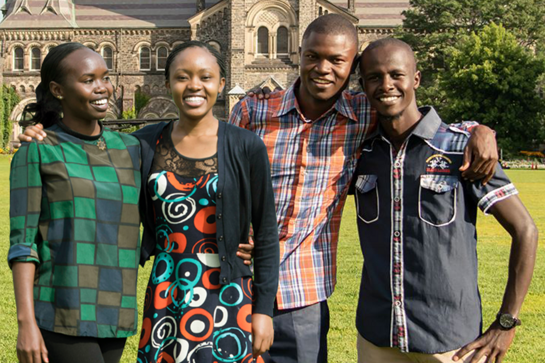Kenyan trainees in front of UofT