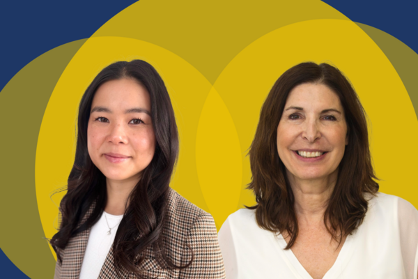 Headshots of Trish Dinh  and Ellen Greenblatt 