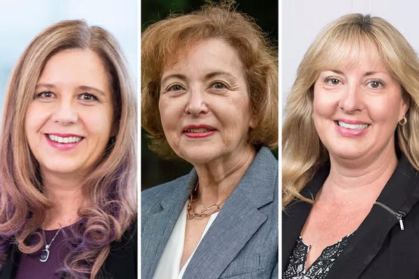 Headshots of three U of T winners
