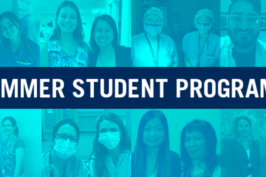 Banner for summer student programs