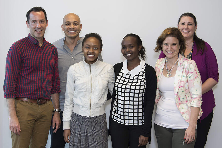 Kenyan Observers Drs Rotich and Maisiba with ObGyn Staff