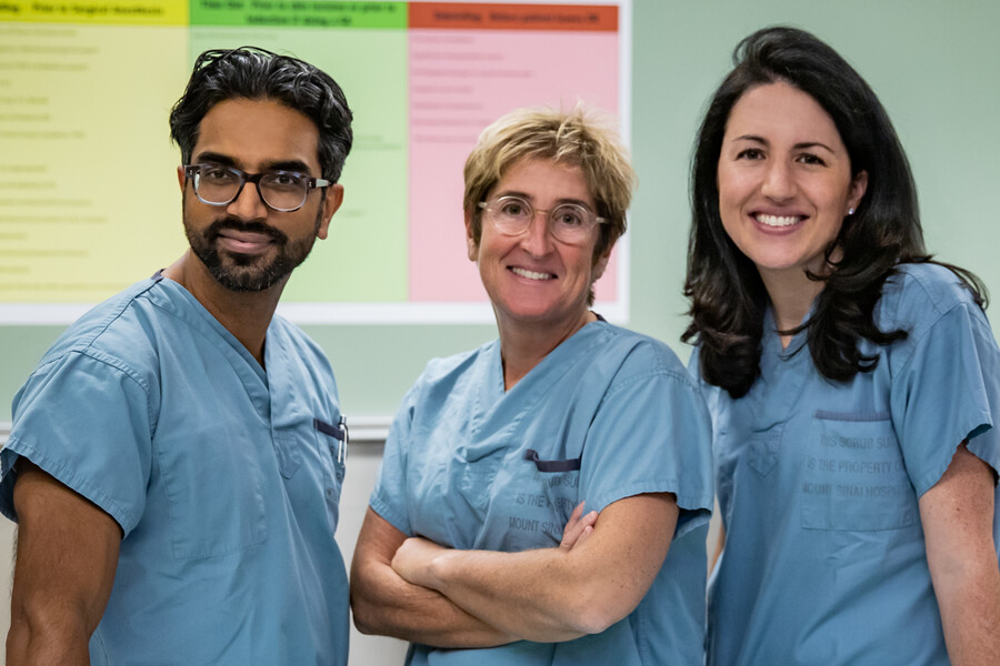 Drs. Ally Murji, Jodi Shapiro and Lindsay Shirreff