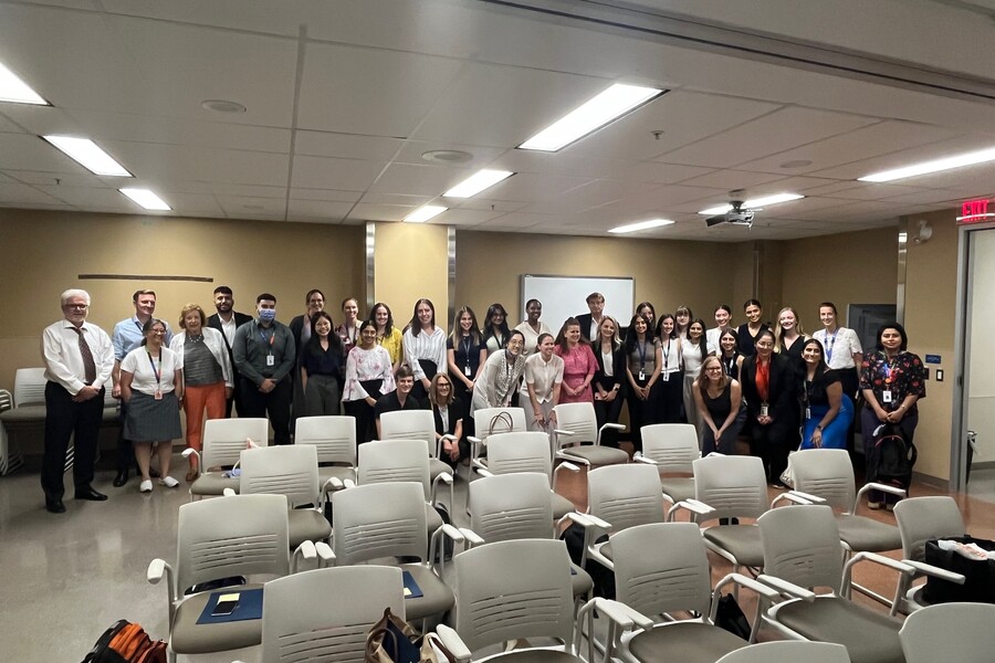 A group shot of the attendees at Summer Student Research Day