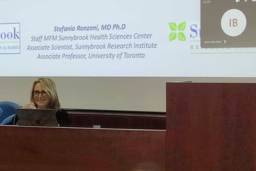Dr. Stefania Ronzoni presents in Milan