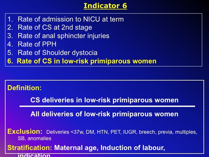Indicator 6