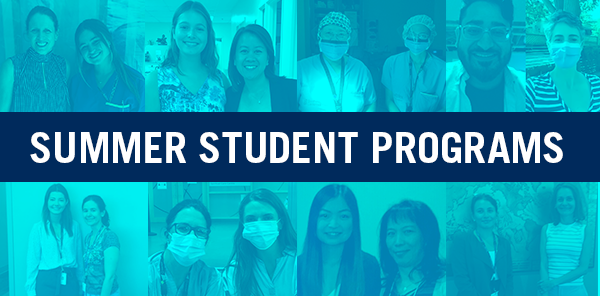 Banner for summer student programs