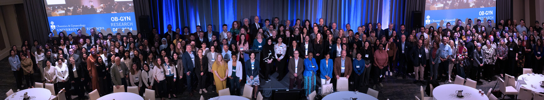 Panorama of all attendees