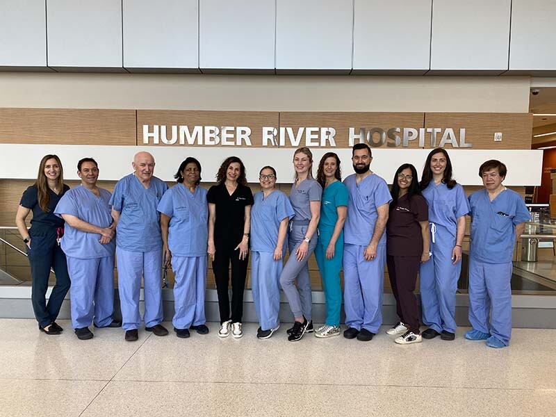Dr. Andre LaRoche's team at Humber River Hospital