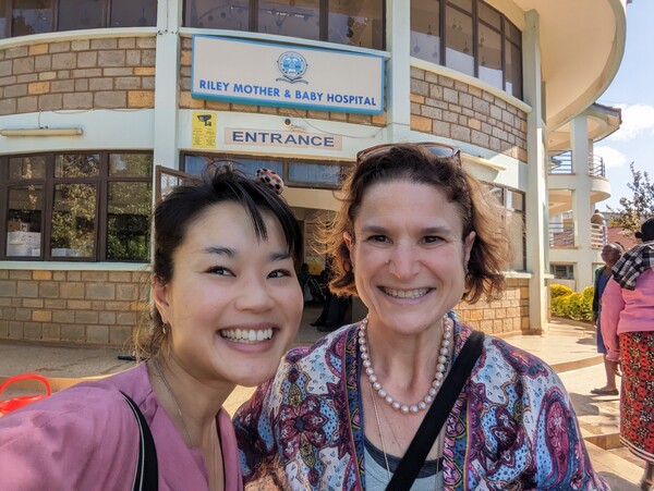 Dr. Jenny Yang and Dr. Rachel Spitzer in Kenya